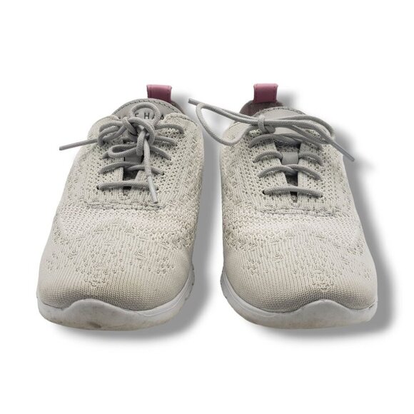 Cole Haan ZERØGRAND Stitchlite Wingtip Oxford Sneaker Womens 7.5 White - Picture 3 of 9